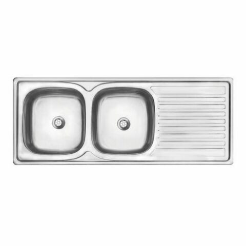 Sink Double Drop In 1200X500+Waster