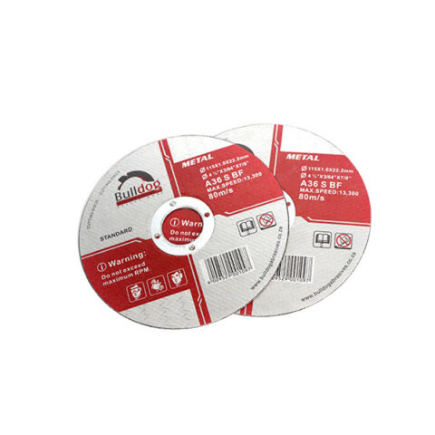 DISC 115X6.4X22MM METAL GRINDING BULLDOG