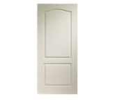 DOOR 813MM WHITE 2 PANEL DEEP MOULDED