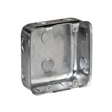 ELE WALL BOX 4X4 GALVANISED