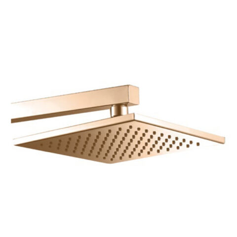 Blu Motion Shower Head And Arm Rose Gold