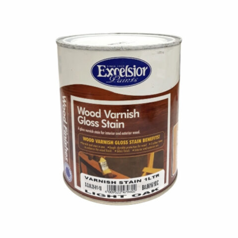 EXC VARNISH 1LT OAK STAIN