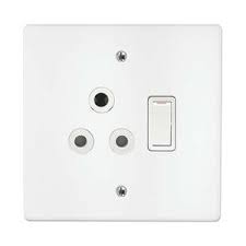 ELE SOCKET 4X4 SINGLE CRABTREE METAL