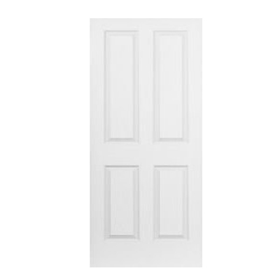 DOOR 813MM WHITE DEEP MOULED 4 PANEL